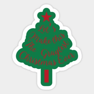 Customized Christmas Sticker